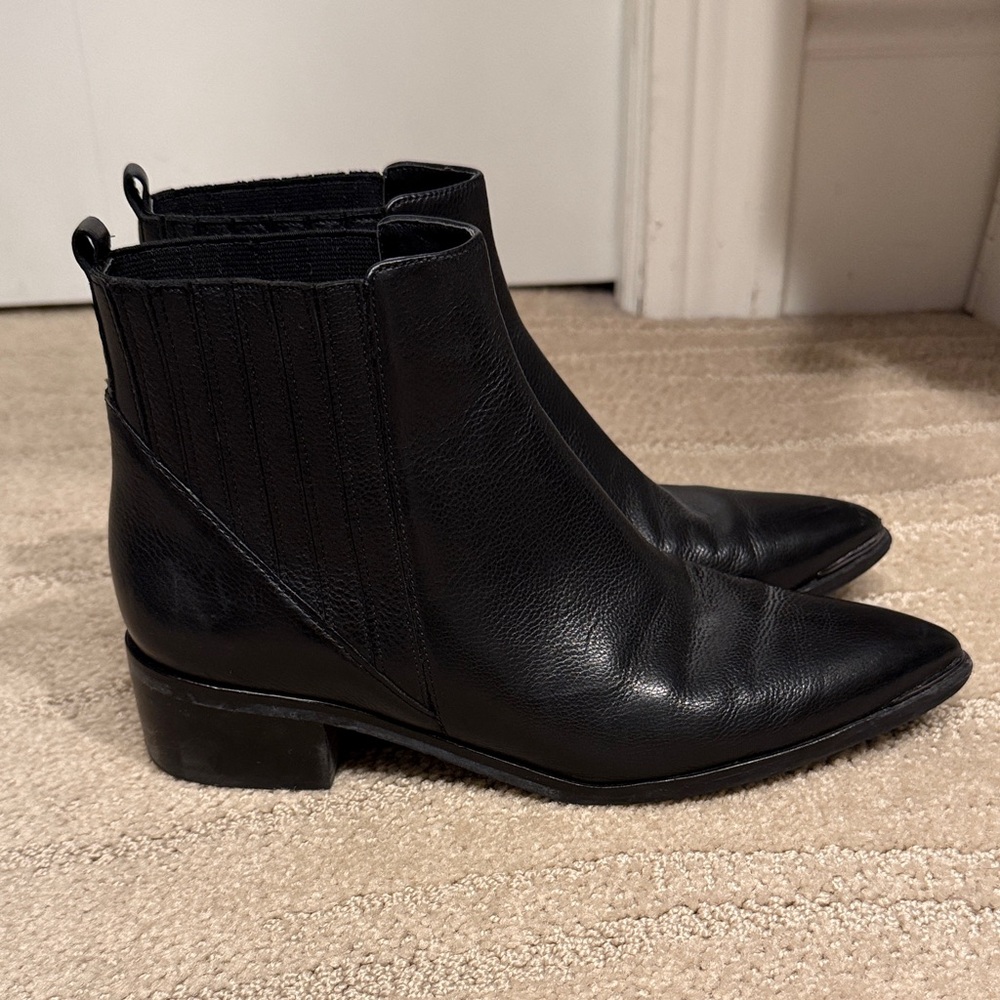 Marc Fisher Black Ankle Boots
